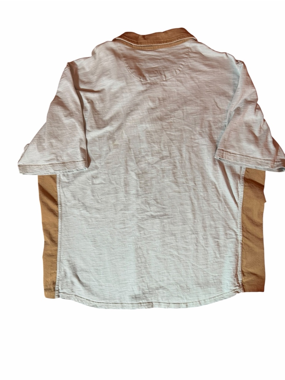 The Territory Ahead Two-Tone Polo — Light Blue and Tan - Picture 2 of 6